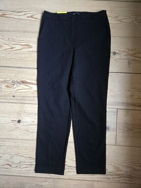 Hilary Radley Black Straight Leg Dress Pants Size 6 NWT